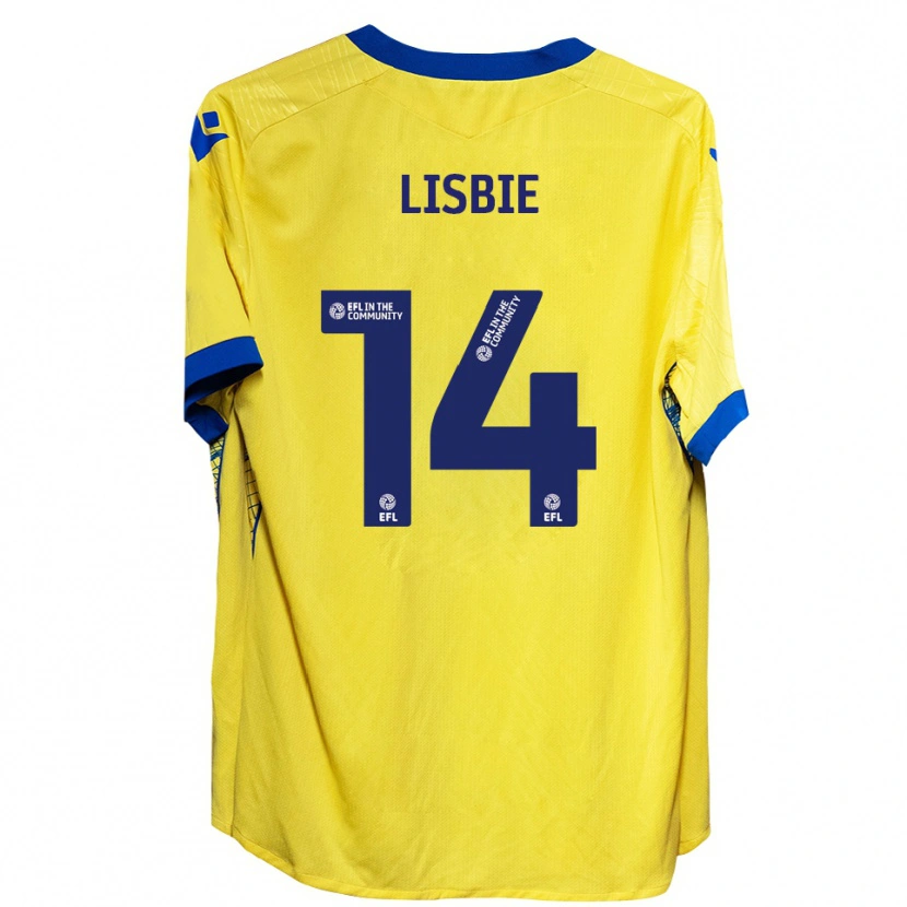 Danxen Pánské Kyreece Lisbie #14 Žlutá Modrá Daleko Hráčské Dresy 2025/26 Dres