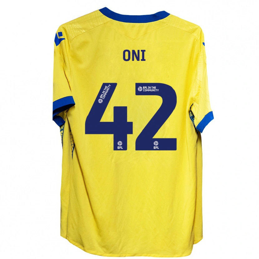 Danxen Pánské Milton Oni #42 Žlutá Modrá Daleko Hráčské Dresy 2025/26 Dres