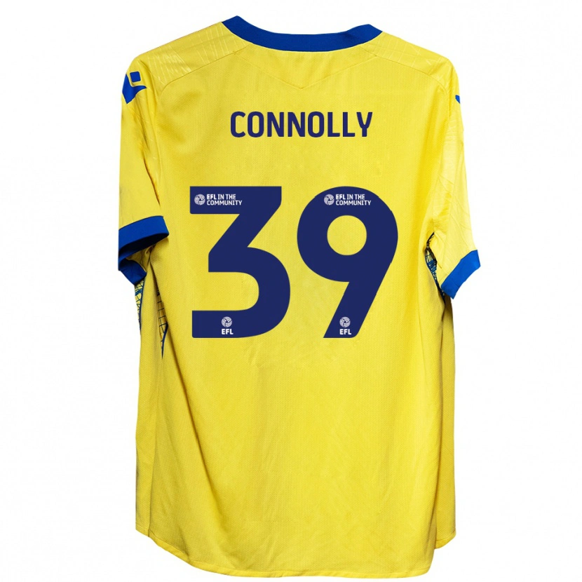 Danxen Pánské Kien Connolly #39 Žlutá Modrá Daleko Hráčské Dresy 2025/26 Dres