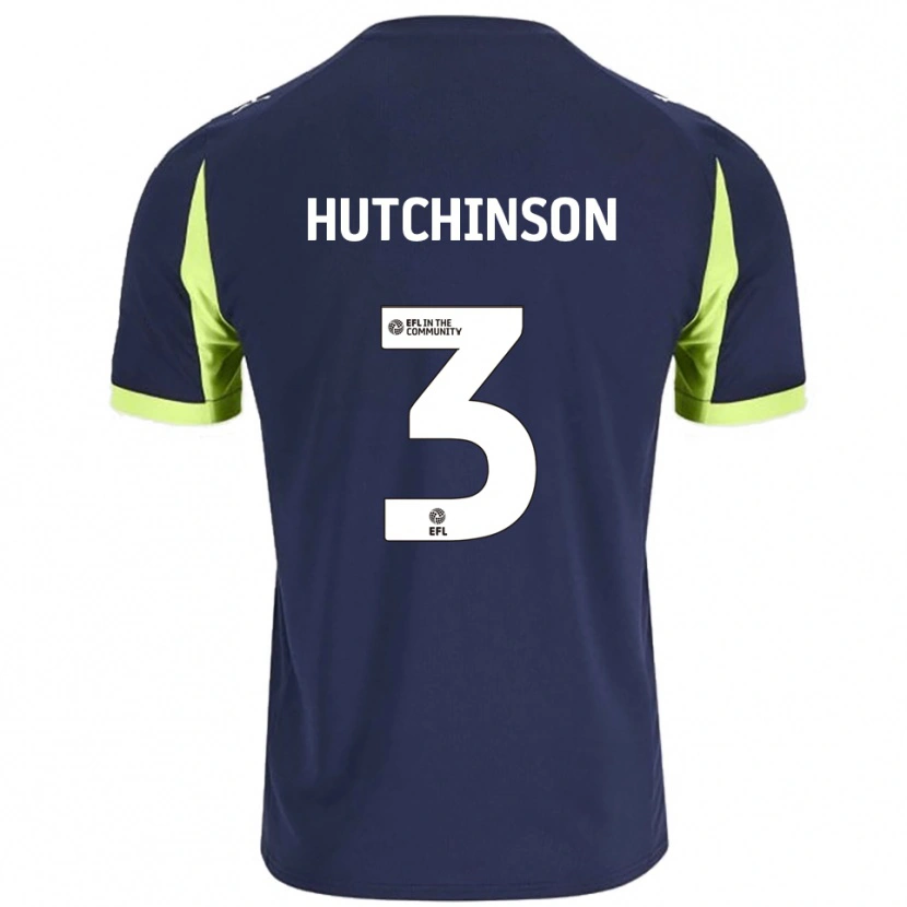 Danxen Pánské Reece Hutchinson #3 Námořnická Fluorescenční Zelená Daleko Hráčské Dresy 2025/26 Dres