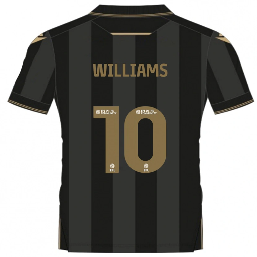 Danxen Pánské Jonny Williams #10 Černá Zlatá Daleko Hráčské Dresy 2025/26 Dres