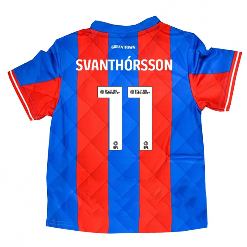 Danxen Pánské Jason Dadi Svanthórsson #11 Modrá Červená Bílá Daleko Hráčské Dresy 2025/26 Dres