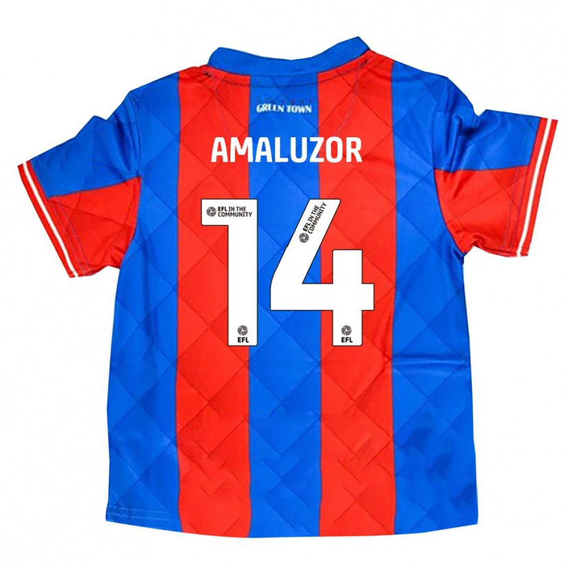 Danxen Pánské Justin Amaluzor #14 Modrá Červená Bílá Daleko Hráčské Dresy 2025/26 Dres