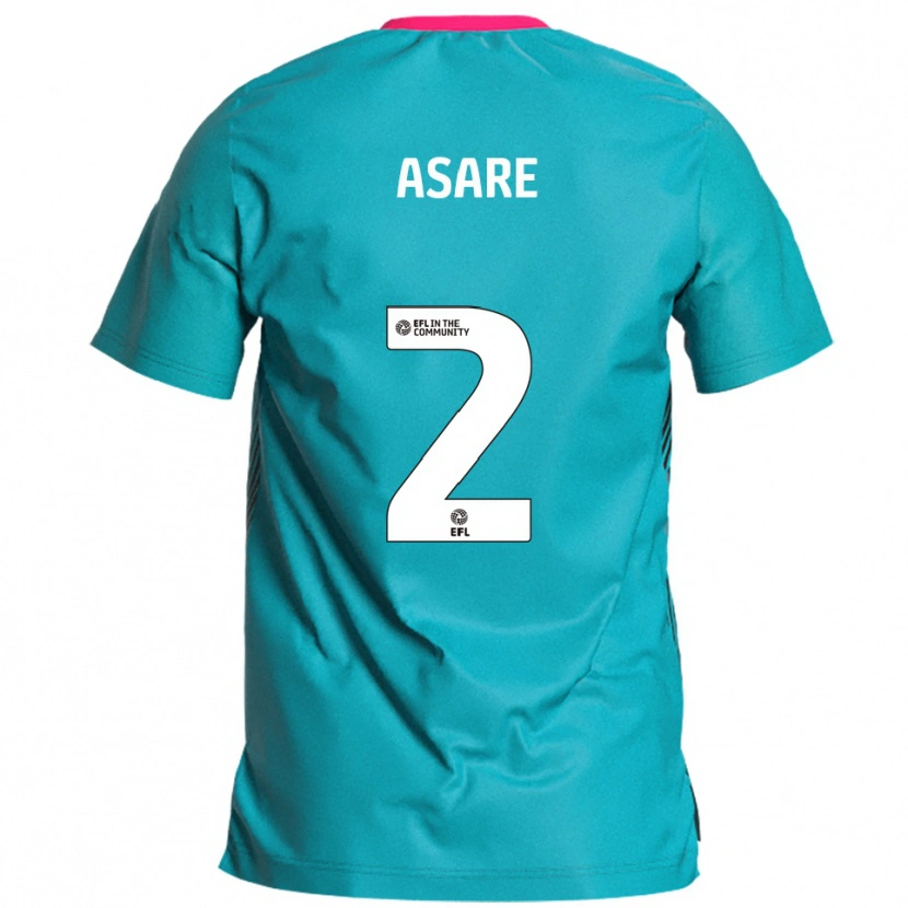 Danxen Pánské Zico Asare #2 Nebesky Modrá Růžová Daleko Hráčské Dresy 2025/26 Dres