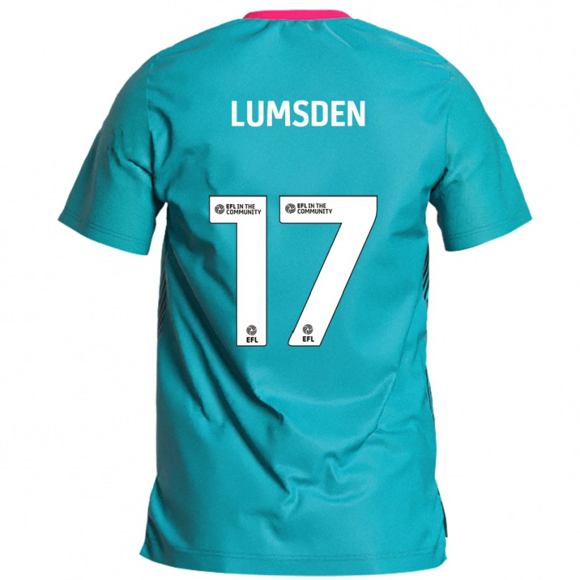Danxen Pánské Alfie Lumsden #17 Nebesky Modrá Růžová Daleko Hráčské Dresy 2025/26 Dres