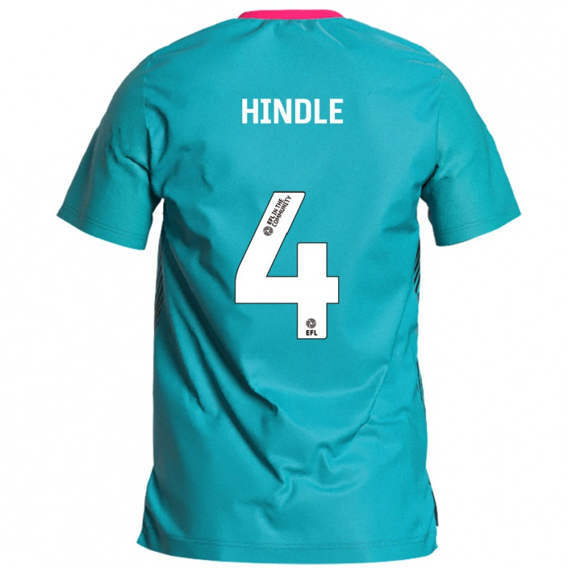 Danxen Pánské Harry Hindle #4 Nebesky Modrá Růžová Daleko Hráčské Dresy 2025/26 Dres