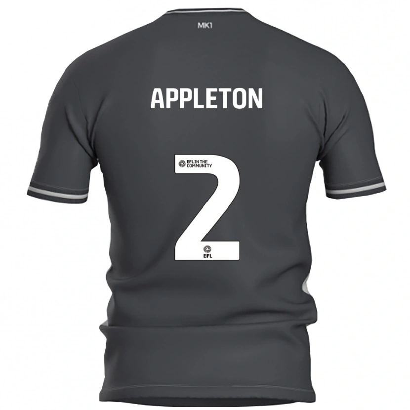 Danxen Pánské Tara Appleton #2 Šedá Stříbrná Daleko Hráčské Dresy 2025/26 Dres