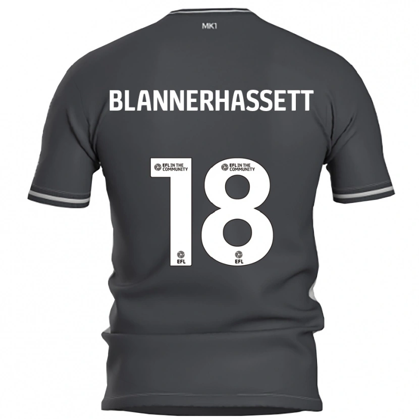 Danxen Pánské Tommy Blannerhassett #18 Šedá Stříbrná Daleko Hráčské Dresy 2025/26 Dres