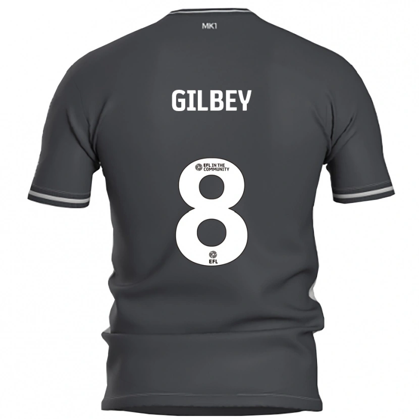 Danxen Pánské Alex Gilbey #8 Šedá Stříbrná Daleko Hráčské Dresy 2025/26 Dres