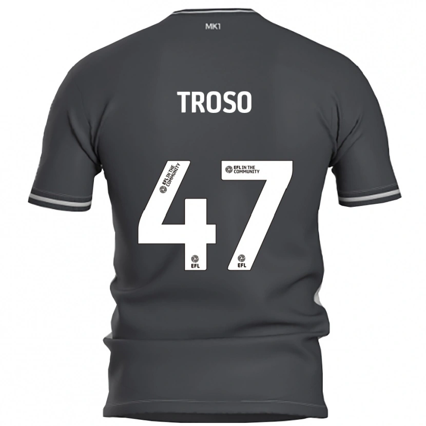 Danxen Pánské Simone Troso #47 Šedá Stříbrná Daleko Hráčské Dresy 2025/26 Dres