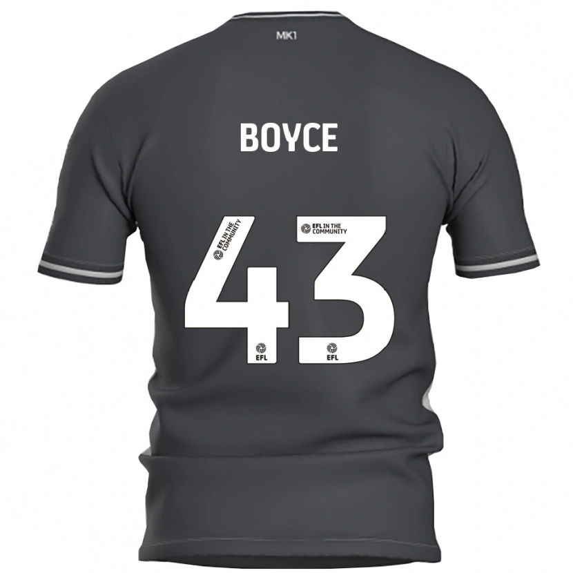 Danxen Pánské Kyle Boyce #43 Šedá Stříbrná Daleko Hráčské Dresy 2025/26 Dres