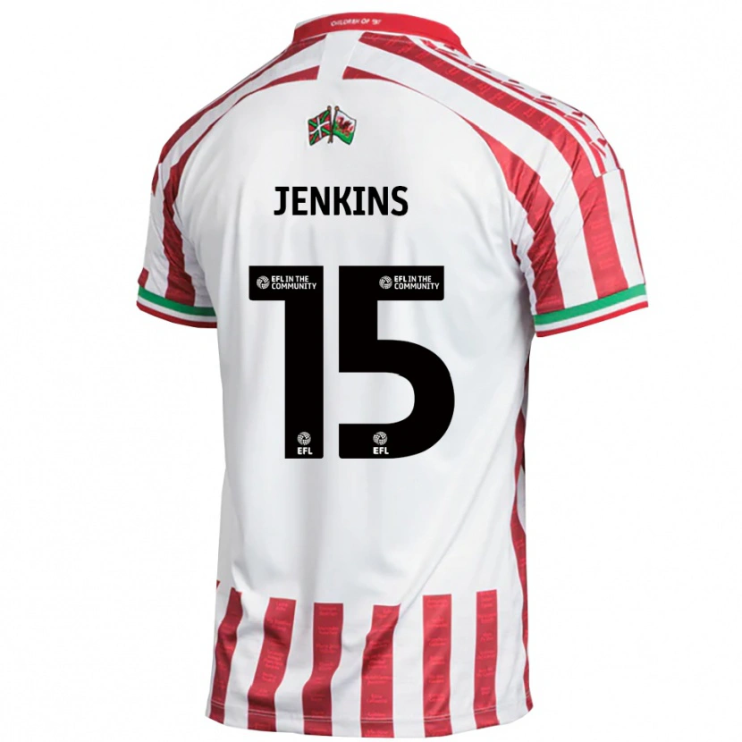 Danxen Pánské Lee Jenkins #15 Červená Bílá Daleko Hráčské Dresy 2025/26 Dres