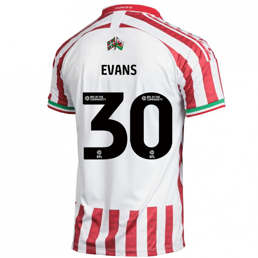 Danxen Pánské Corey Evans #30 Červená Bílá Daleko Hráčské Dresy 2025/26 Dres