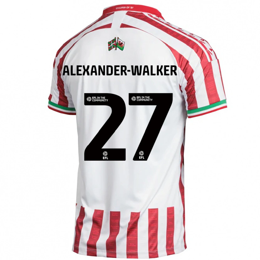 Danxen Pánské Moses Alexander-Walker #27 Červená Bílá Daleko Hráčské Dresy 2025/26 Dres