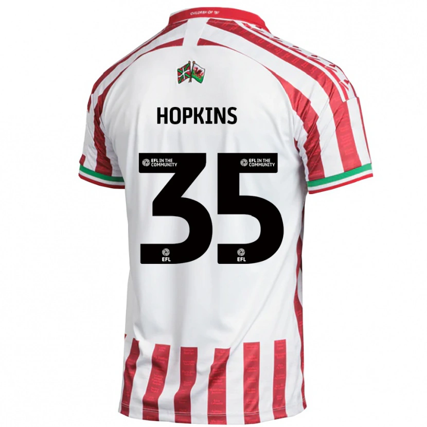 Danxen Pánské Bailey Hopkins #35 Červená Bílá Daleko Hráčské Dresy 2025/26 Dres