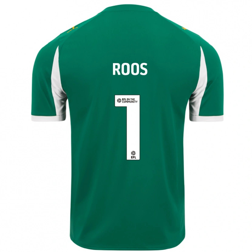 Danxen Pánské Kelle Roos #1 Zelená Bílá Daleko Hráčské Dresy 2025/26 Dres