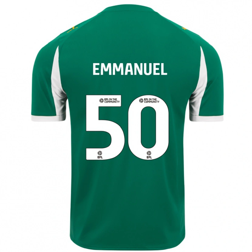 Danxen Pánské Daniel Emmanuel #50 Zelená Bílá Daleko Hráčské Dresy 2025/26 Dres