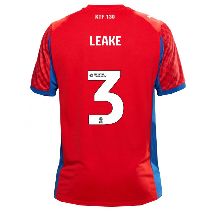 Danxen Pánské Jake Leake #3 Červená Modrá Daleko Hráčské Dresy 2025/26 Dres