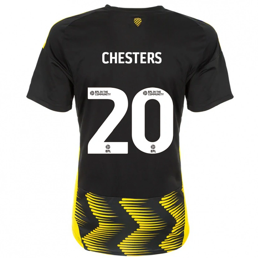 Danxen Pánské Dan Chesters #20 Černá Žlutá Daleko Hráčské Dresy 2025/26 Dres