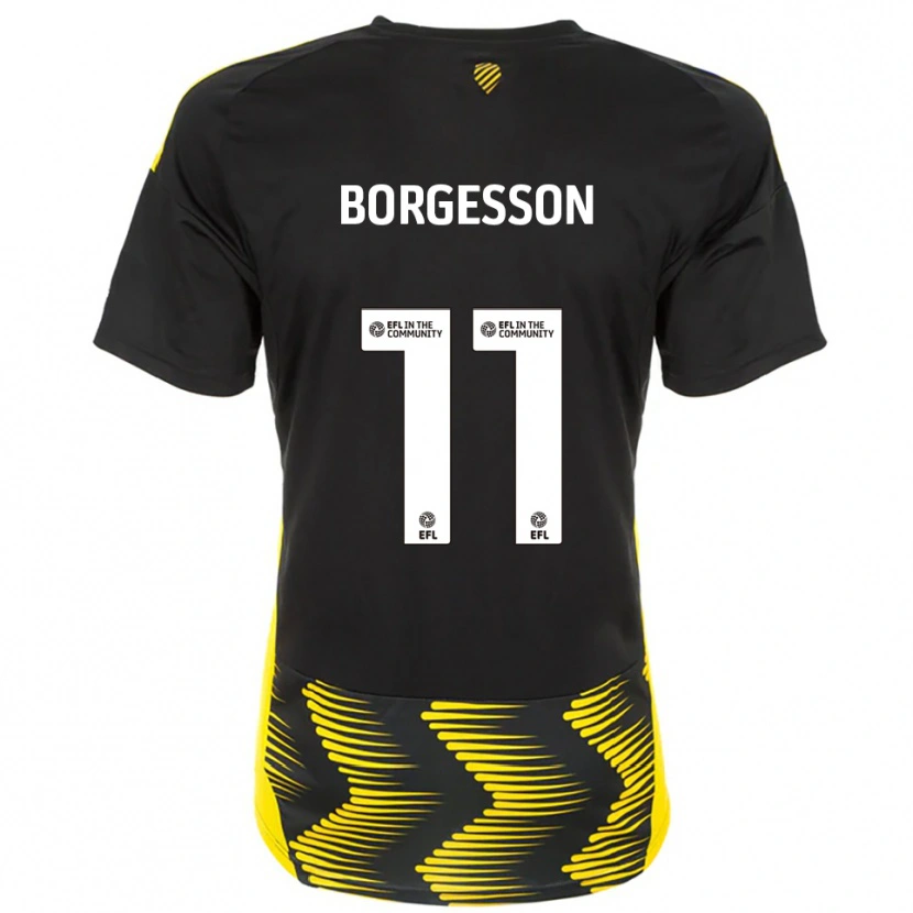 Danxen Pánské Blayz Borgesson #11 Černá Žlutá Daleko Hráčské Dresy 2025/26 Dres
