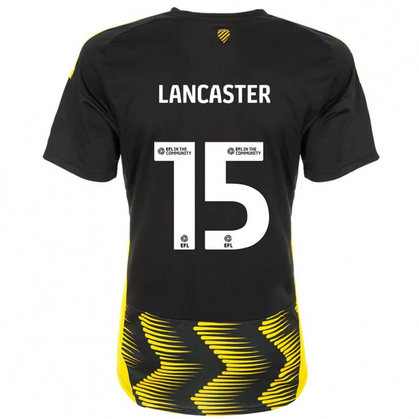 Danxen Pánské Darcy Lancaster #15 Černá Žlutá Daleko Hráčské Dresy 2025/26 Dres