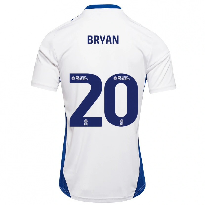 Danxen Pánské Joshua Bryan #20 Bílá Modrá Daleko Hráčské Dresy 2025/26 Dres