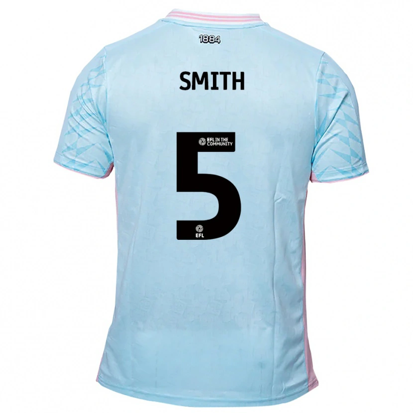 Danxen Pánské Nathan Smith #5 Nebesky Modrá Růžová Daleko Hráčské Dresy 2025/26 Dres