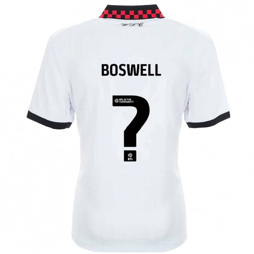 Danxen Pánské Lucy Boswell #0 Bílá Černá Daleko Hráčské Dresy 2025/26 Dres