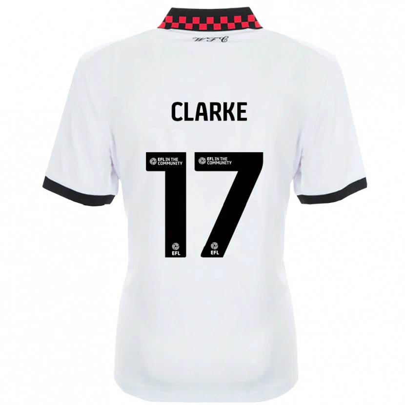 Danxen Pánské Courtney Clarke #17 Bílá Černá Daleko Hráčské Dresy 2025/26 Dres