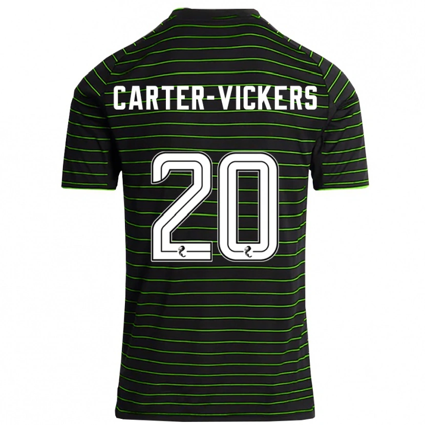 Danxen Pánské Cameron Carter-Vickers #20 Černá Zelená Daleko Hráčské Dresy 2025/26 Dres
