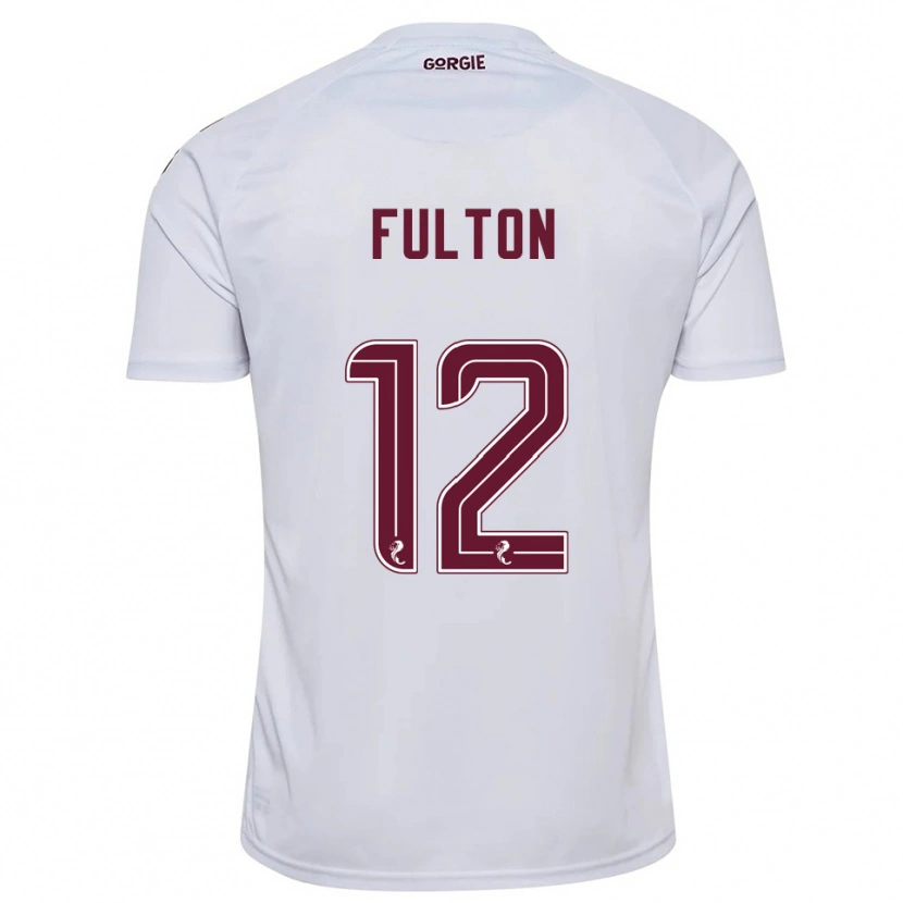 Danxen Pánské Ryan Fulton #12 Bílá Vínová Daleko Hráčské Dresy 2025/26 Dres