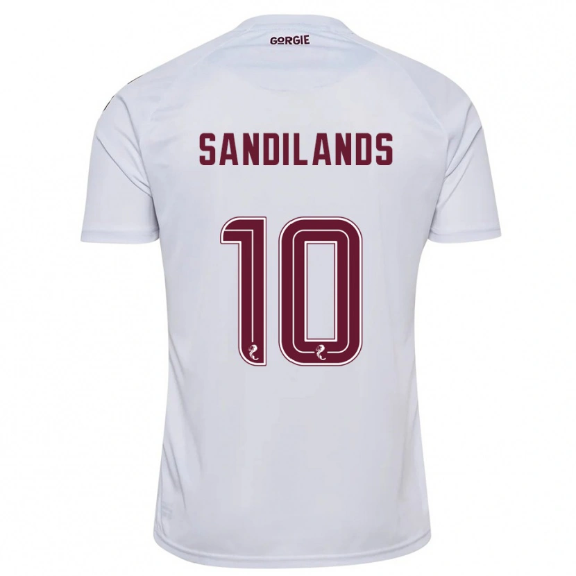 Danxen Pánské Callum Sandilands #10 Bílá Vínová Daleko Hráčské Dresy 2025/26 Dres