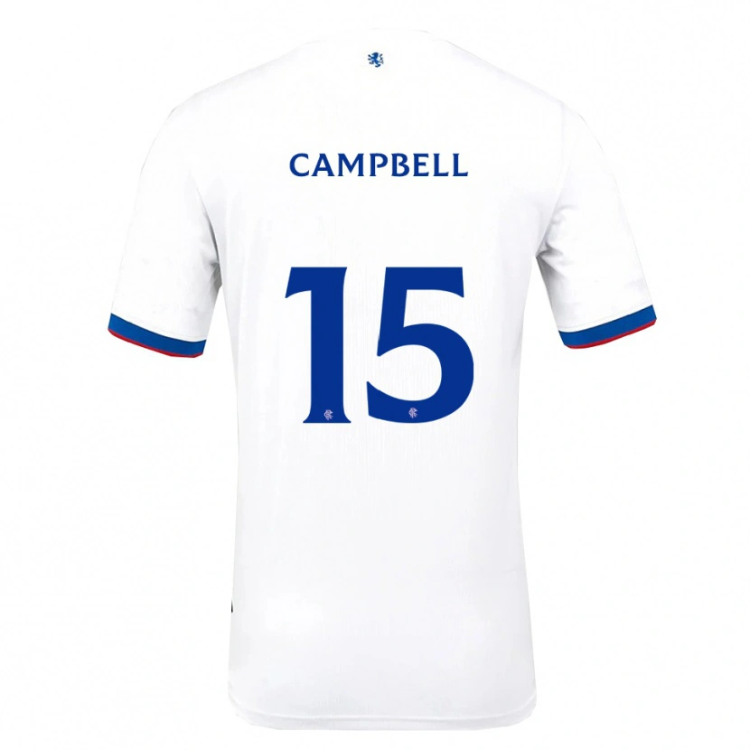 Danxen Pánské Connor Campbell #15 Bílá Červená Modrá Daleko Hráčské Dresy 2025/26 Dres