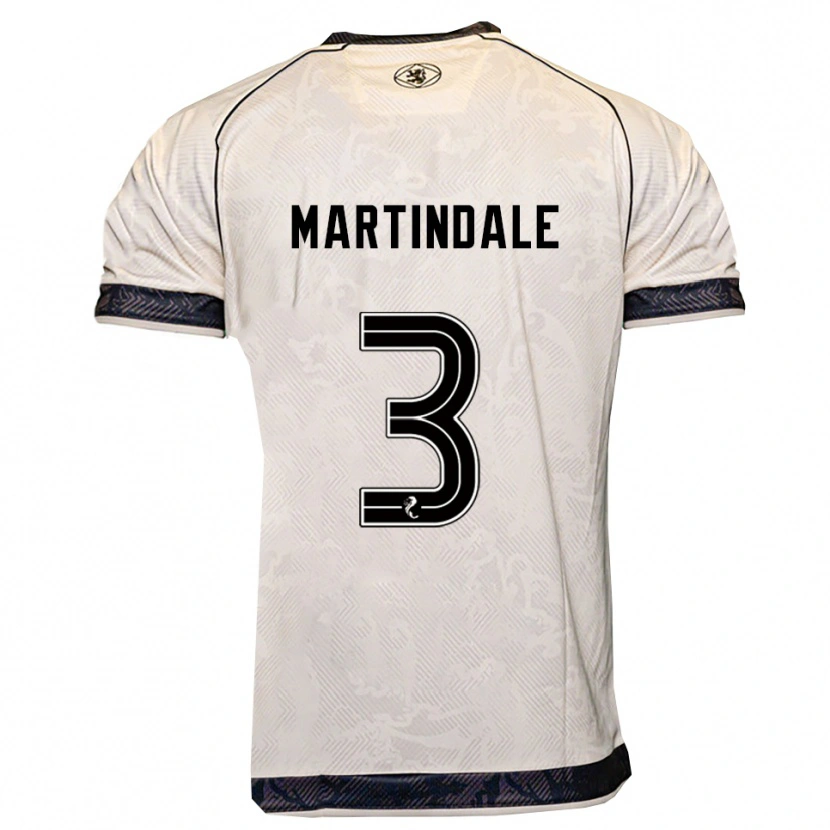 Danxen Pánské Amilie Martindale #3 Bílá Černá Daleko Hráčské Dresy 2025/26 Dres