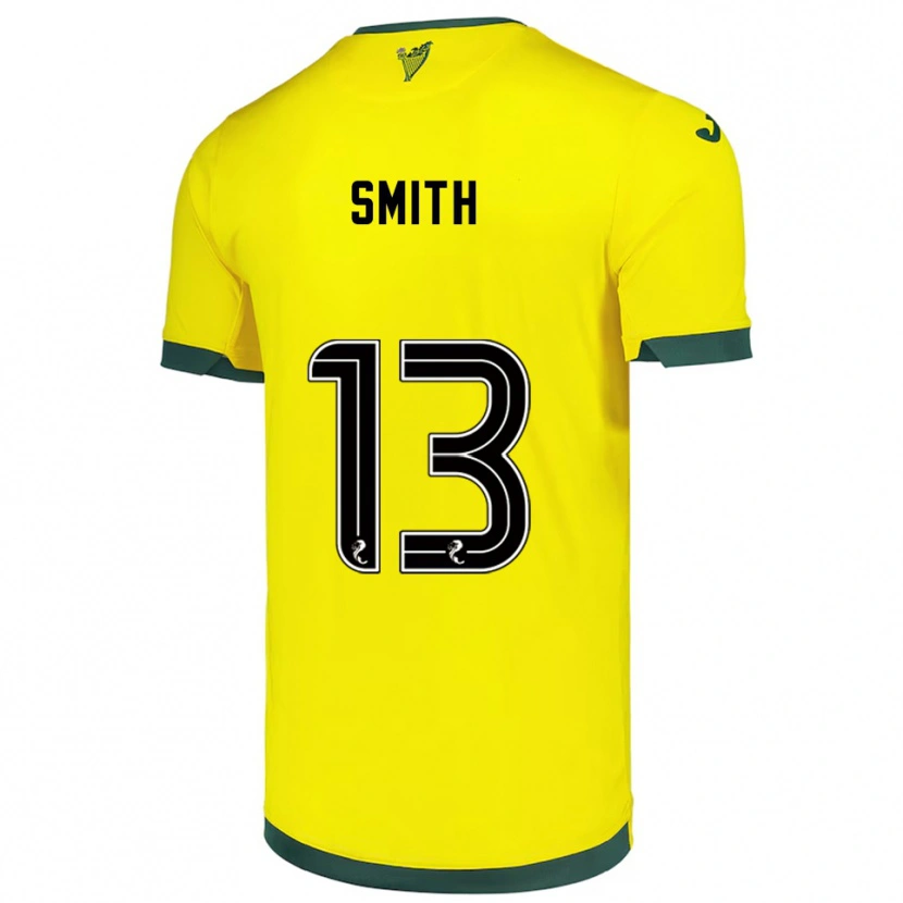 Danxen Pánské Jordan Smith #13 Žlutá Zelená Daleko Hráčské Dresy 2025/26 Dres