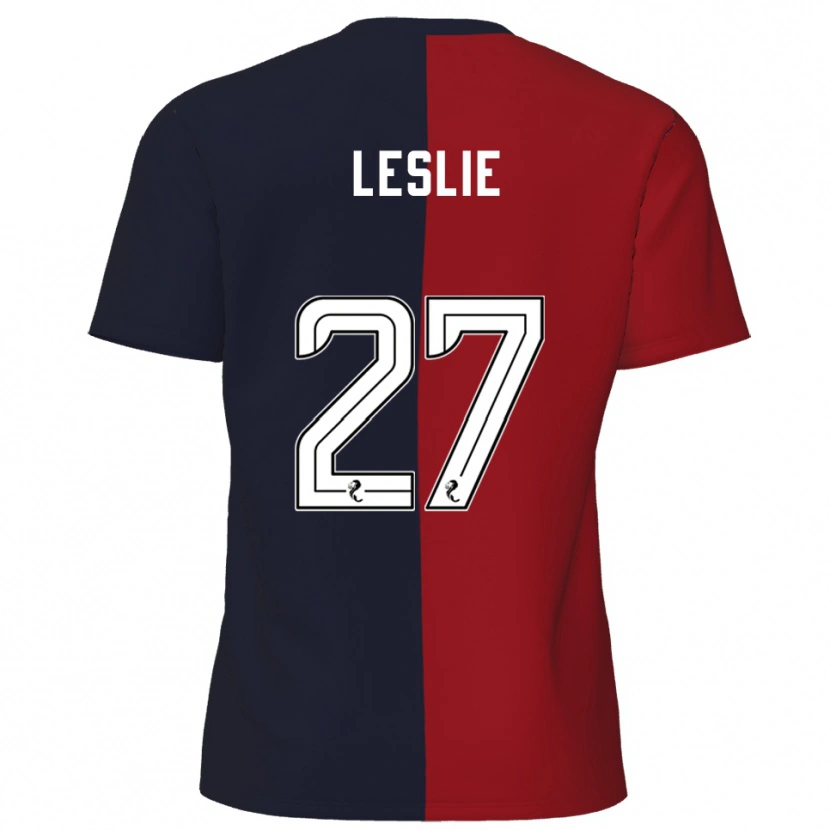 Danxen Pánské Kian Leslie #27 Červená Námořnická Daleko Hráčské Dresy 2025/26 Dres