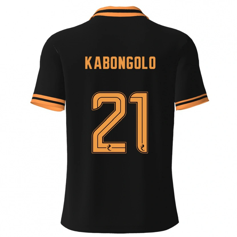 Danxen Pánské Brooklyn Kabongolo #21 Černá Žlutá Daleko Hráčské Dresy 2025/26 Dres