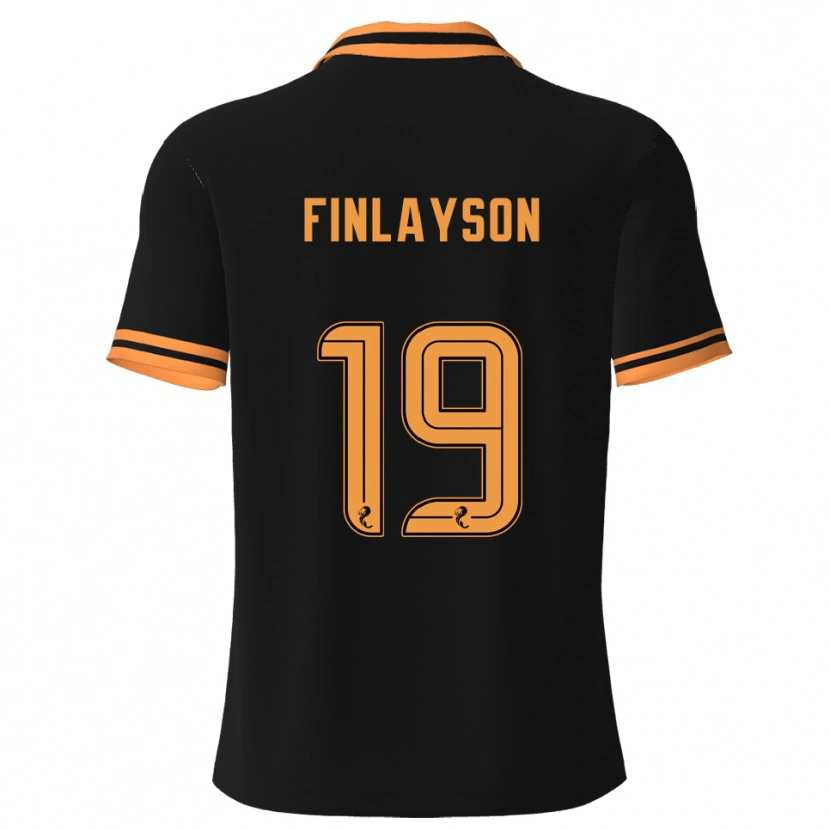 Danxen Pánské Danny Finlayson #19 Černá Žlutá Daleko Hráčské Dresy 2025/26 Dres