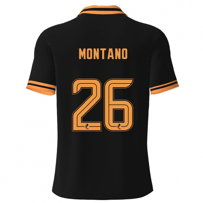 Danxen Pánské Cristian Montano #26 Černá Žlutá Daleko Hráčské Dresy 2025/26 Dres