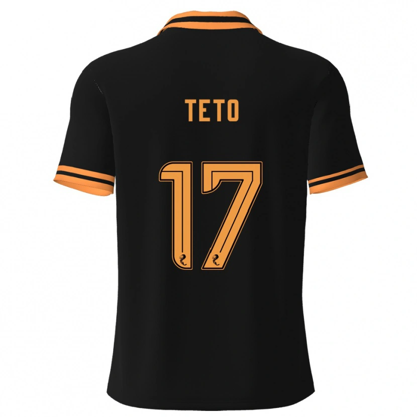 Danxen Pánské Aphelele Teto #17 Černá Žlutá Daleko Hráčské Dresy 2025/26 Dres