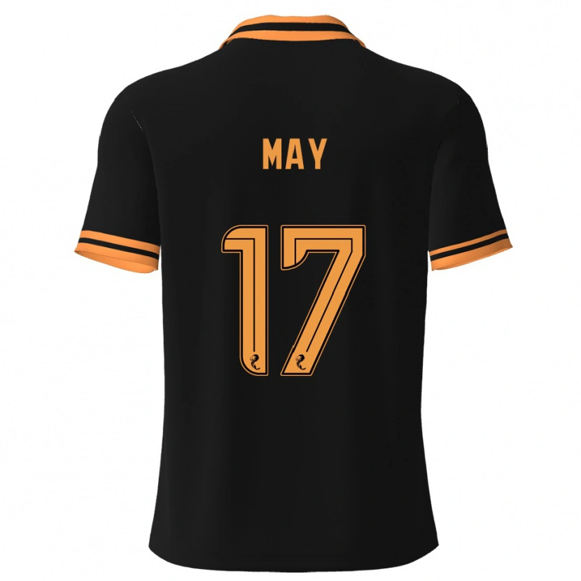 Danxen Pánské Stevie May #17 Černá Žlutá Daleko Hráčské Dresy 2025/26 Dres