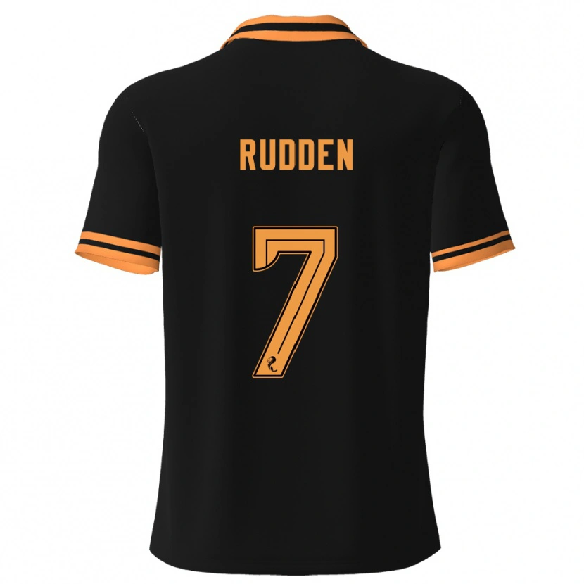 Danxen Pánské Zak Rudden #7 Černá Žlutá Daleko Hráčské Dresy 2025/26 Dres