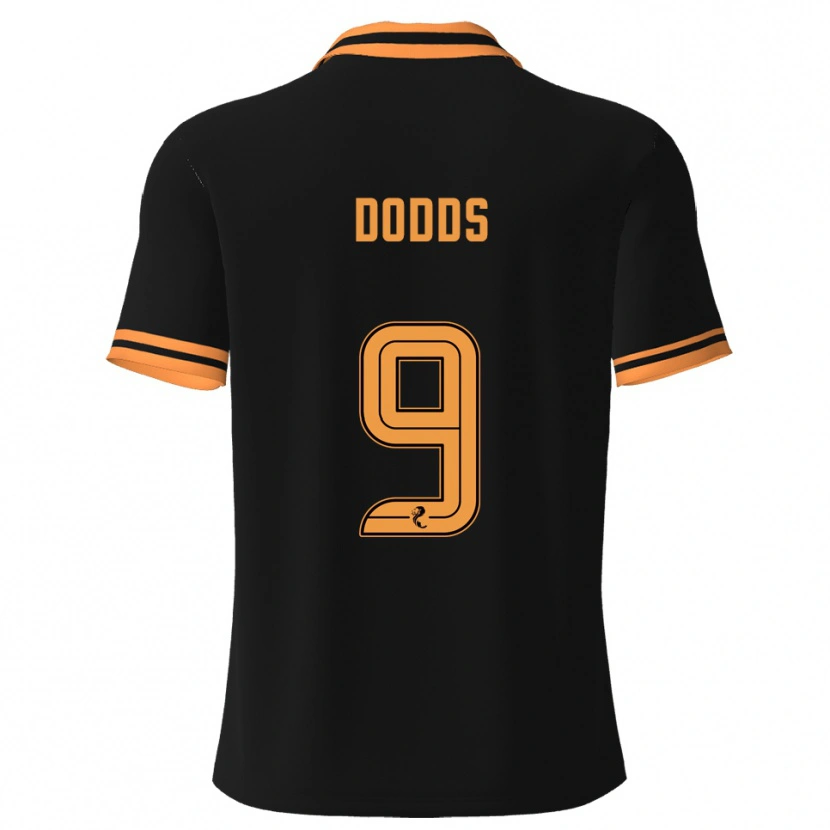 Danxen Pánské Jen Dodds #9 Černá Žlutá Daleko Hráčské Dresy 2025/26 Dres