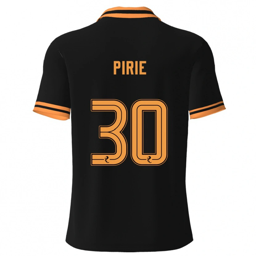 Danxen Pánské Rachel Pirie #30 Černá Žlutá Daleko Hráčské Dresy 2025/26 Dres