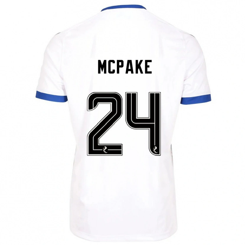 Danxen Pánské Josh Mcpake #24 Bílá Modrá Daleko Hráčské Dresy 2025/26 Dres