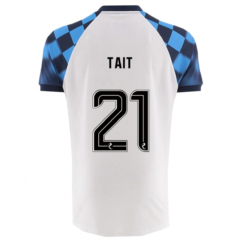 Danxen Pánské Dylan Tait #21 Bílá Nebesky Modrá Daleko Hráčské Dresy 2025/26 Dres
