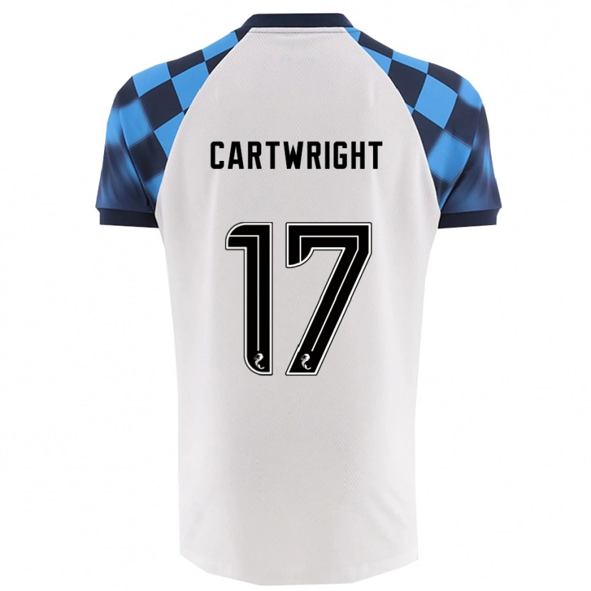 Danxen Pánské Henry Cartwright #17 Bílá Nebesky Modrá Daleko Hráčské Dresy 2025/26 Dres