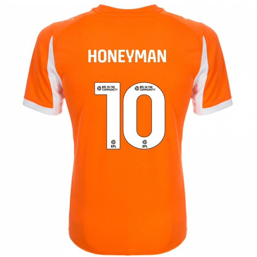 Danxen Dámské George Honeyman #10 Oranžová Bílá Domů Hráčské Dresy 2025/26 Dres