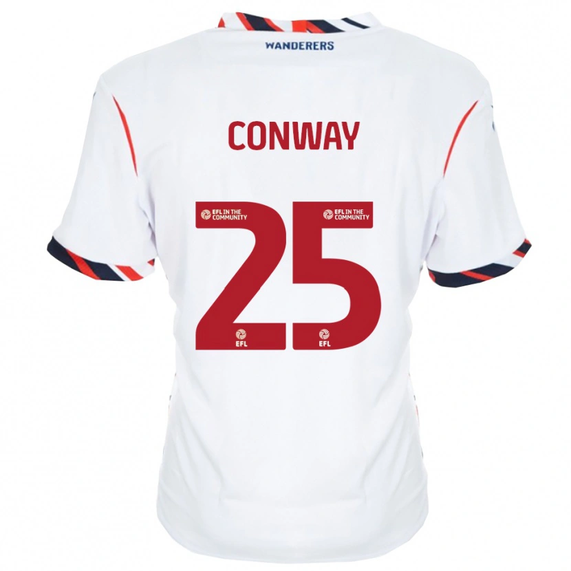 Danxen Dámské Max Conway #25 Bílá Červená Domů Hráčské Dresy 2025/26 Dres
