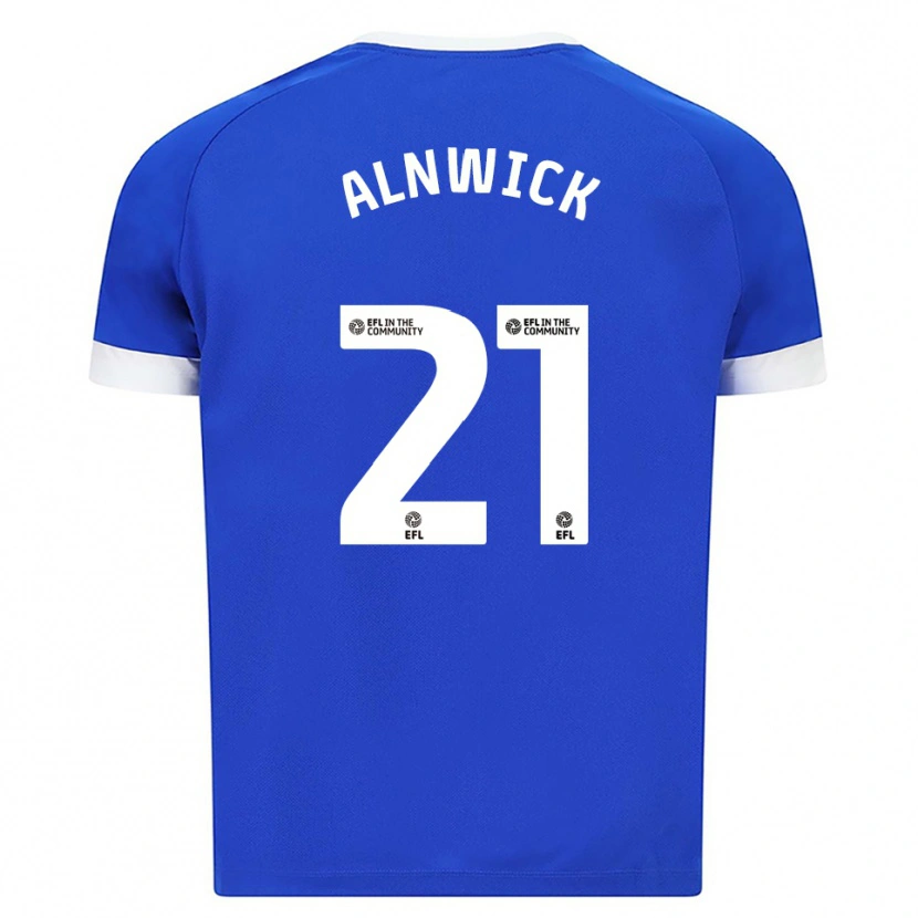 Danxen Dámské Jak Alnwick #21 Modrá Bílá Domů Hráčské Dresy 2025/26 Dres